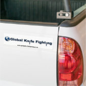 Global Knife Fighting Bumpersticker (Op Truck)