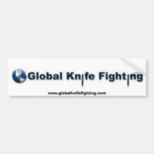 Global Knife Fighting Bumpersticker