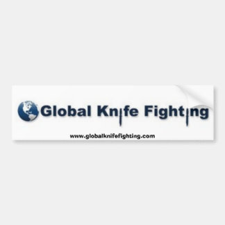 Global Knife Fighting Bumpersticker