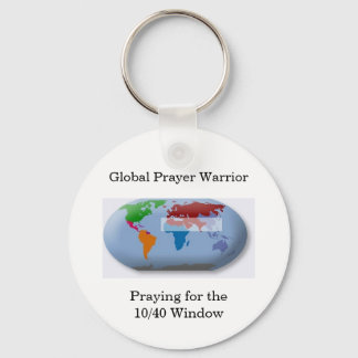 Global Prayer Warrior Sleutelhanger