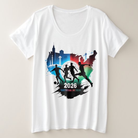 Global Soccer 2026 Three Nations. One Dream. (Design devant)