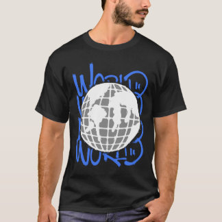 Global Themes and Connectivity Streetwear T-shirt