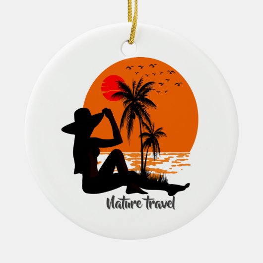Global Tourism Resilience Day Keramisch Ornament (Voorkant)