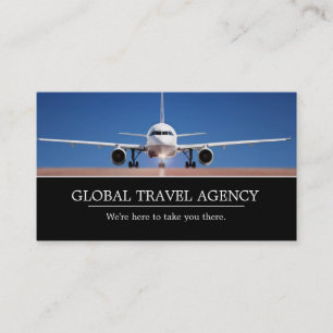 Global Travel Agency Agent Visitekaartje