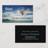 Global Travel Agency Agent Visitekaartje (Voorkant / Achterkant)