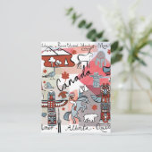 Global Travel - Canada Briefkaart (Staand voorkant)