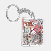 Global Travel - Canada Sleutelhanger (Voorkant Links)