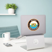 Global Traveler - Bayern | Beieren (bewerking) Sticker (Laptop op bureau)