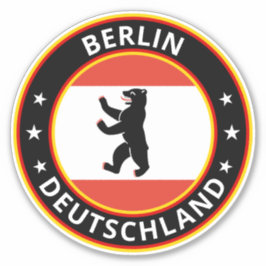 Global Traveler - Berlin, Deutschland (Edit) Sticker