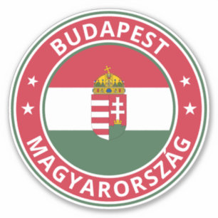 Global Traveler - Boedapest, Magyarország   Hongar Sticker