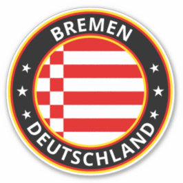 Global Traveler - Bremen, Deutschland (Edit) Stick Sticker