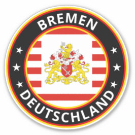 Global Traveler - Bremen, Deutschland (Edit) Sticker