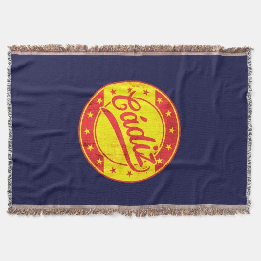 Global Traveler - Cadiz, Spanje Deken (Voorkant)