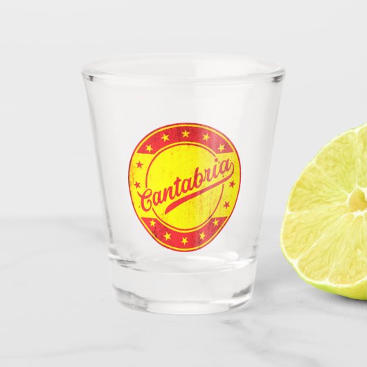 Global Traveler - Cantabria, Spanje Shot Glas (Voorkant)