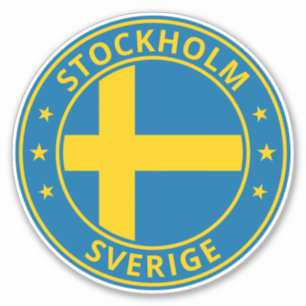 Global Traveler - 'City', Sverige   Zweden (bewerk Sticker