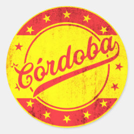 Global Traveler - Cordoba, Spanje Ronde Sticker