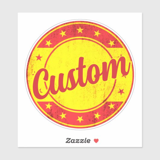 Global Traveler -<Custom Text>, Spanje Sticker (Vel)