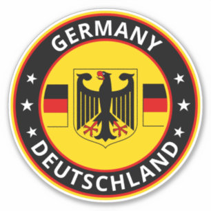 Global Traveler - Deutschland Duitsland (Bewerke Sticker