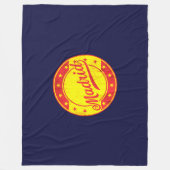 Global Traveler - Madrid, Spanje Fleece Deken (Voorkant)