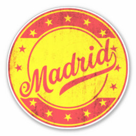 Global Traveler - Madrid, Spanje Sticker