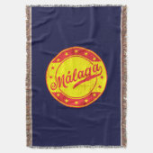 Global Traveler - Malaga, Spanje Deken (Voorkant Verticaal)