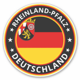 Global Traveler Rheinland-Pfalz, Duitsland Sticker