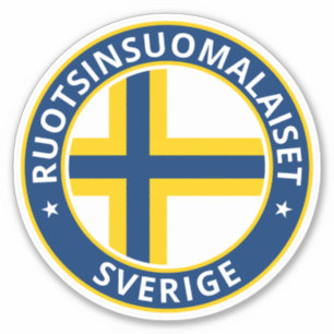 Global Traveler - Ruotsinsuomalaiset, Sverige Sticker