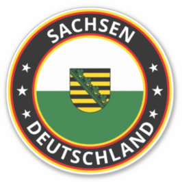 Global Traveler - Sachsen, Deutschland (Edit) Sticker
