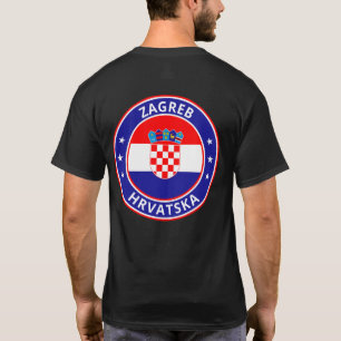Global Traveler - Zagreb, Hrvatska   Kroatië T-shirt