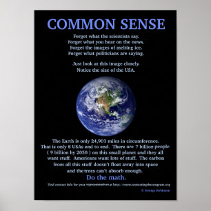 Global Warming 16" x 12", Value Poster Paper
