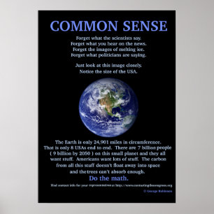 Global Warming 28 x 20 inch, Value Poster Paper