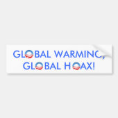 Global Warming? Bumpersticker (Voorkant)
