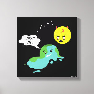 Global Warming Canvas Afdruk