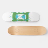 Global Warming Hourglass Skateboard (Horizontaal)
