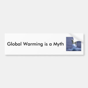 Global Warming is een mythe Bumpersticker