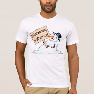 Global Warming is zo niet cool T-shirt