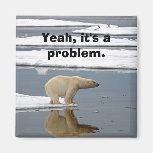 Global Warming Magneet (Voorkant)