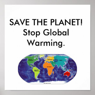 Global Warming. Poster