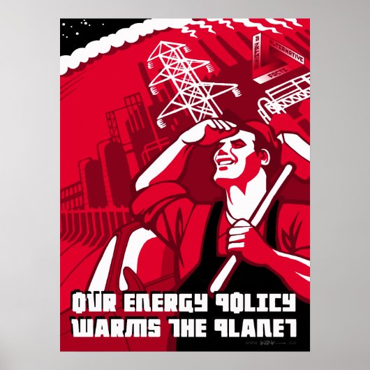 Global Warming Propaganda Parody Poster (Voorkant)