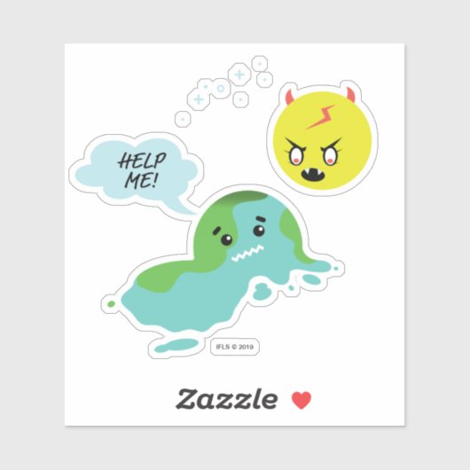 Global Warming Sticker (Vel)