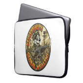 Global Wealth Badger Laptop Sleeve (Voorkant Links)