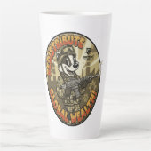 Global Wealth Badger Latte Mug (Devant)