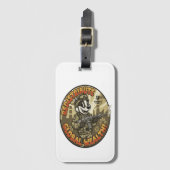 Global Wealth Badger Luggage Tag Bagagelabel (Voorkant (verticaal))