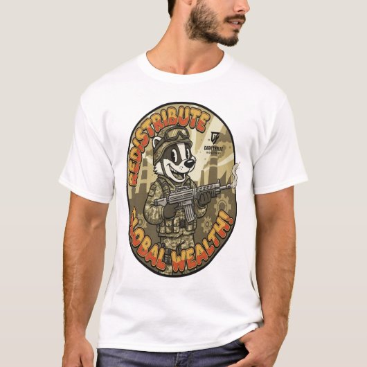 Global Wealth Badger T-Shirt (Voorkant)