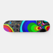 Globale regenboog - Fractal Skateboard (Horizontaal)