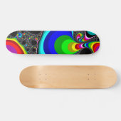 Globale regenboog - Fractal Skateboard (Horizontaal)