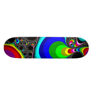 Globale regenboog - Fractal Skateboard