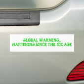GLOBALE WAARSCHUWING... BUMPERSTICKER (Op auto)