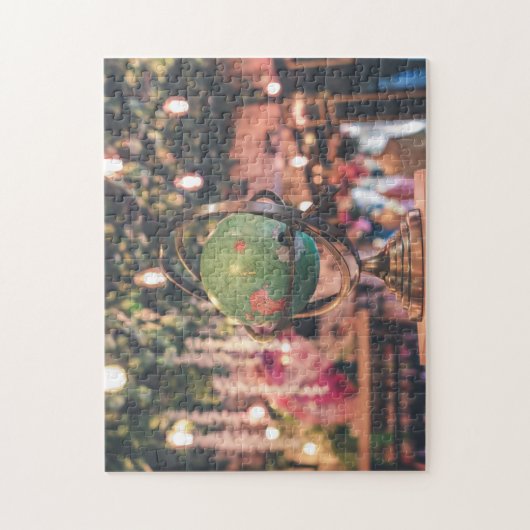 Globe dans le monde Complexe Jigsaw Puzzles Le Quo (Vertical)