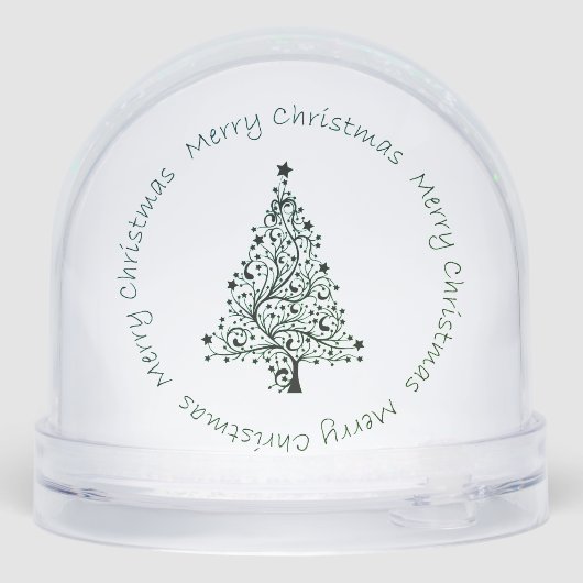 GLOBE DE NEIGE AVEC RÉCUPÉRATION EN LABRADOR JAUNE (Arrière)